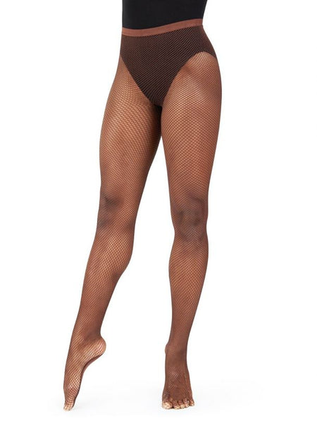 Capezio Pro Series Fishnet Tights SEAMLESS Nude #8: PORCELAIN (S-10)  Available in SM, M/T and XL
