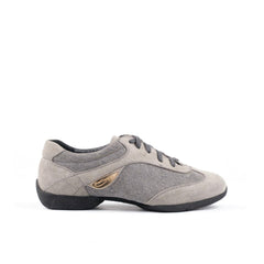 PortDance: Soledad Dance Sneaker: Gainsboro Shimmer Grey: Split Sole