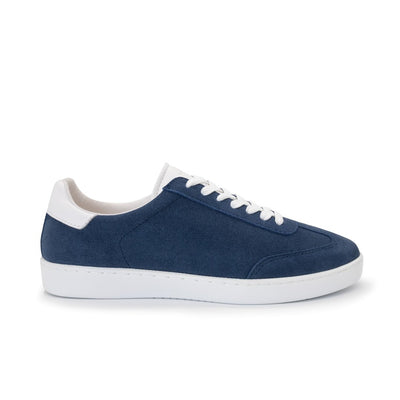 Anna Kern: Aurora Dance Sneaker | Blue Suede | FLAT Rubber Full Sole