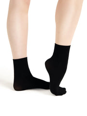 Capezio: Ribbed Dance Socks - Black - 1 Pair