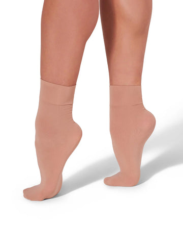 Capezio: Silky Dance Socks - #7 Caramel - 1 Pair