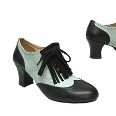 DelMago Theatrical 3.0: The BeauxBatons:  Deux Bleus | 2.25" Orleans | MED | Suede Sole | Limited Edition