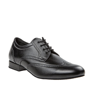 Diamant-Mens: Crawford: New York Black Leather - Available in MED/WIDE with attached insole and EXTRA WIDE with removable insole