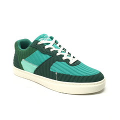 Fuego: Low-Top Dance Sneaker | Knitted Jade | MED | Flat Full Rubber Sole | VEGAN