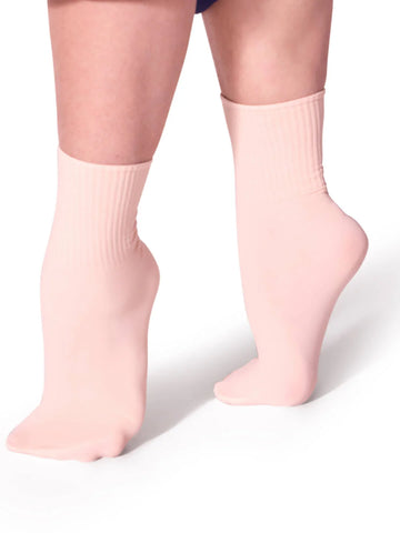 Capezio: Ribbed Dance Socks - Ballet Pink - 1 Pair