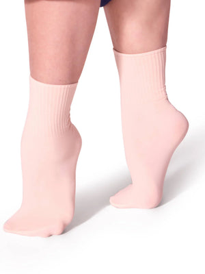 Capezio: Ribbed Dance Socks - Ballet Pink - 1 Pair