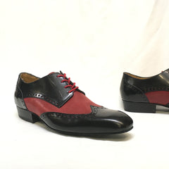 Werner Kern-Mens: Palermo Snip | Iced Red Pindot | 1.2 Forte Heel | Suede Sole | Medium | LIMITED EDITION