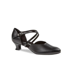 Diamant: Marlene: Black Leather | 1.75" Spanish | Extra Wide