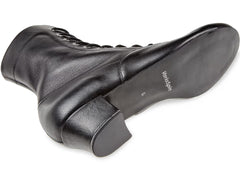 Diamant: Bette: Black Leather | 1.5" Latin Heel  | MED | Resin Sole (Variospin)