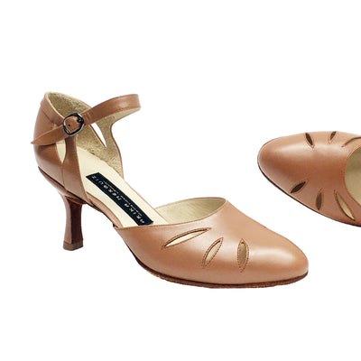 AN: Alameda: Summer Peach | 2.5" Modesta | MED | Suede Sole | Limited Edition