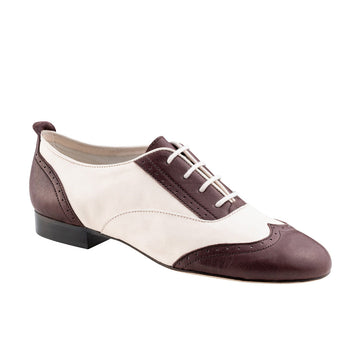 Werner Kern-Mens: Tyler Mibi (Suede Sole) | Vintage Brown & Cream | .5" Standard | MED | Suede Sole