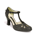 AN: La Rubia: Black Degas | 3.0" 1940s | MED | Suede Sole | Limited Edition