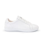 Anna Kern: Helios Dance Sneaker | All White LEATHER | FLAT Rubber Full Sole