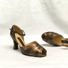 AN: Corrido: Copper Cobra Mosaic  | 3.0" | 1940's | Medium | Suede Sole