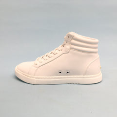 Fuego: High-Top Dance Sneaker | All White | MED | Flat Full Rubber Sole | VEGAN