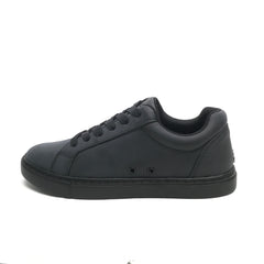 Fuego: Low-Top Dance Sneaker | All Black | MED | Flat Full Rubber Sole | VEGAN