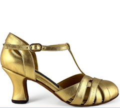 AN: Corrientes Brava Fresca: 24K Gold | 2.5" Famosa | MED | Suede Sole | Limited Edition