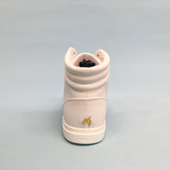 Fuego: High-Top Dance Sneaker | All White | MED | Flat Full Rubber Sole | VEGAN