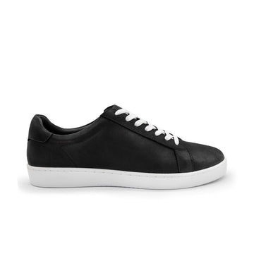 Anna Kern: Helios Dance Sneaker | All Black LEATHER | FLAT Rubber Full Sole