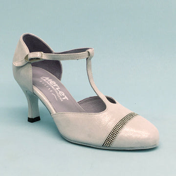 MERLET: Desiree - Jeweled Silver Pixie Dust | 2.5" Jolie Flare