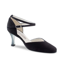 Werner Kern: Betty 67 | Midnight Suede with Gunmetal Heel | MED | 2.5" Flare