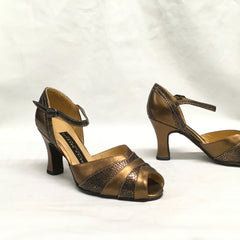 AN: Corrido: Copper Cobra Mosaic  | 3.0" | 1940's | Medium | Suede Sole
