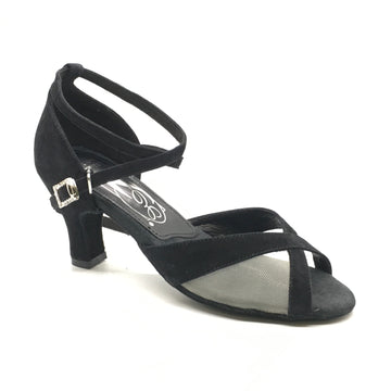 Kel/Eleg: Duchess: Black Suede | 2.25" Encino Heel | MED | DBL SOLE