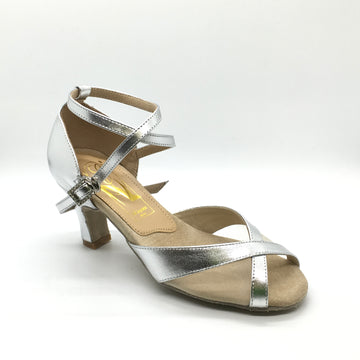 Kel/Eleg: Duchess: Silver Leather | 2.25" Encino Heel | MED