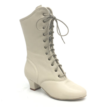 MERLET: Eliza - Beige Leather | 1.75" Stellina | MED | No Zipper