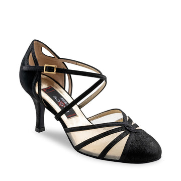 Nueva Epoca: Sylvie | RICA | Midnite Shimmer | 2.75" Aria (70mm) | MED | Suede Sole