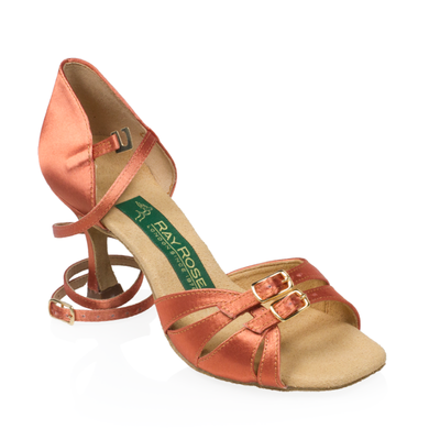 Ray Rose / Artsport: Aquila | SPF1 = Darkest Rose Tan Satin | Medium | 2.5" Flare