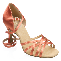 Ray Rose / Artsport: Kalahari / Earthquake | WIDE | SPF1 Darkest Tan Satin | 2.5" Flare