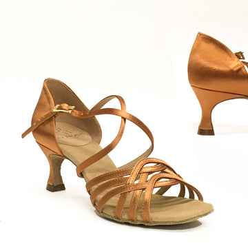 Ray Rose / Artsport: Persephone | SPF2 = Dark Tan Satin | Medium | 2.0" Flare