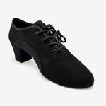 SoDanca: Punky Practice Lacey | Available in Medium & WIDE | Black Canvas | 1.5" Latin