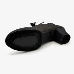 SoDanca: Punky Practice Lacey | Available in Medium & WIDE | Black Canvas | 1.5" Latin