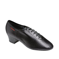 Supadance: S1026 | Black Perforated Leather: 1.5" Latin