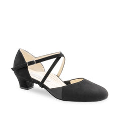 Werner Kern: Felice 34 | Black Suede with Elastic | 1.5" Cozy