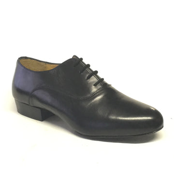 Werner Kern-Mens: Bamberg UberPoint | NY Black Nappa | 1.2" Forte Heel | SPLIT SOLE - ONLY 2 Sizes