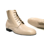 Werner Kern-MensBoots: Hapsburg FULL SOLE with Zipper | Vanilla Latte Nappa- UltraLite Heel | LIMITED EDITION