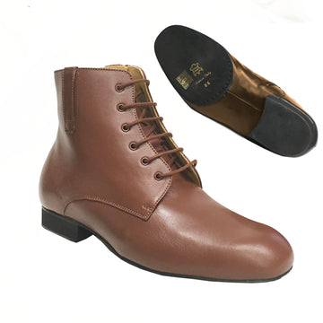 Werner Kern-MensBoots: Hapsburg UBERPOINT WITH Zipper | Cocoa Rosine - 1.2" Forte UltraLite heel