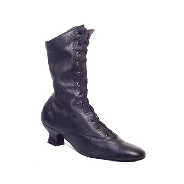 WTD: 230 Touring Co.: Little House: New York Black Nappa | 2.0" La Scala | MED | Suede Sole