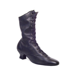 WTD: 230 Touring Co.: Little House: New York Black Nappa | 2.0" La Scala | MED | Suede Sole