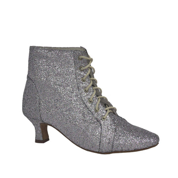 Anna Kern: Eponine | SugarPlum Sparkle | 2.0" Flare | MED | Suede Sole