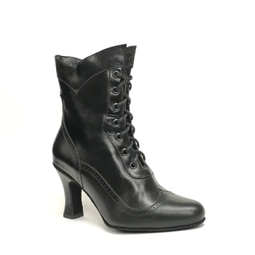 AN: Abuelita Suave: NY Black | 3.0" 1940s | MED | Suede Sole | Limited Edition