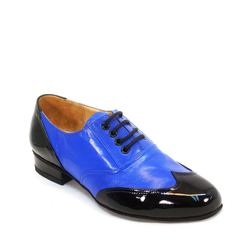 AN-Mens: Amante Special: Iced Royal Blue | 1.25 Classico Heel | Suede Sole | Medium | LIMITED EDITION