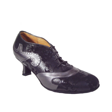 AN: Barnum Fresca: Distressed Midnite Gunmetal | 1.75" Palomita | MED | Suede Sole | Limited Edition