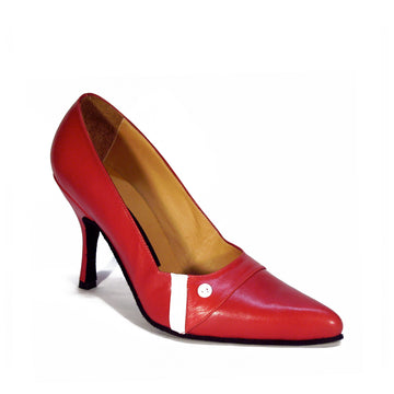 AN: Boeing America: Tristan Red & White | 3.5" Experta | MED | Suede Sole | Limited Edition