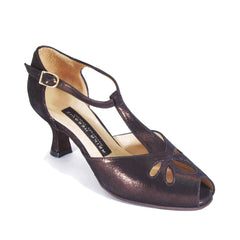 AN: La Morocha: Deep Bronze Shimmer | 2.0" Paloma | MED | Suede Sole | Limited Edition