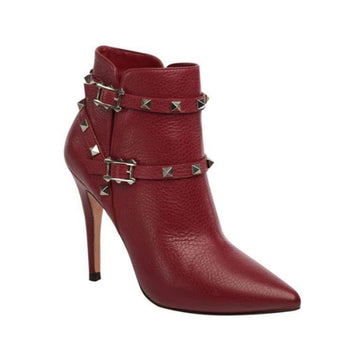 CK London: Katrina: Moncheri Leather | 4" Spire | MED | Flexible HARDSOLE