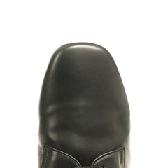 Kelaci-Mens: The Duke JUMBO: Black Leather | DOUBLE SOLE - Extra WIDE